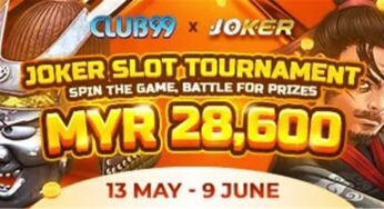 Club99’s JOKER Slot Tournament: Battle for RM28,600!
