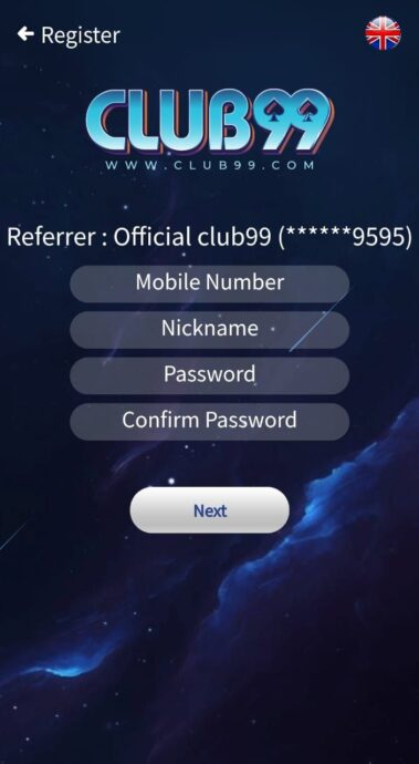 Club99 Register Dashboard