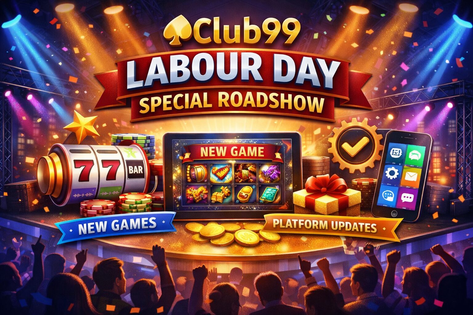Club99 Labour Day special roadshow event