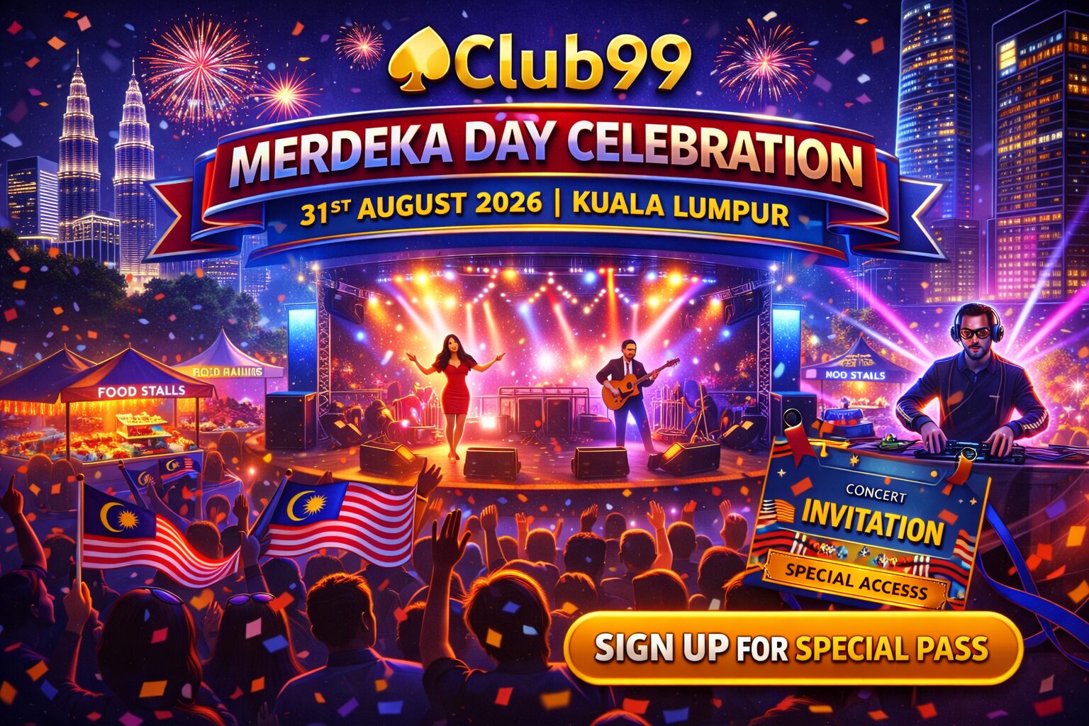 Merdeka Day celebration in Kuala Lumpur