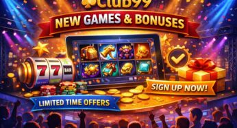 Club99 New Games Release with Limited Bonuses